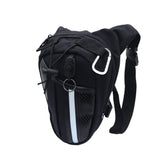 shamofeng-Black Motorcycle Riding Waist Pack